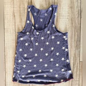 Alternative Earth Navy Star Racerback Tank Top